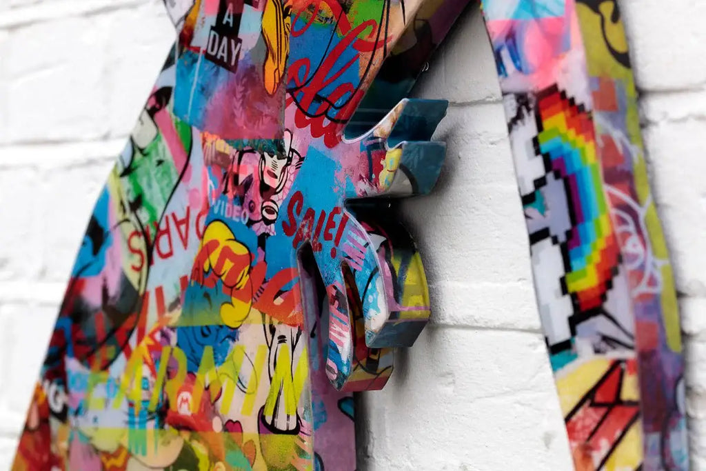 Little Miss Sunshine Medium Paste - Up - Original Sculpture by artist Lhouette - Wyecliffe Galleries