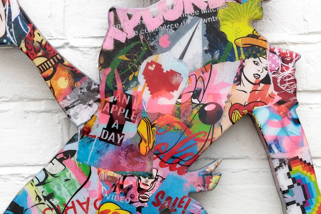 Little Miss Sunshine Medium Paste - Up - Original Sculpture by artist Lhouette - Wyecliffe Galleries