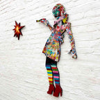 Little Miss Sunshine Medium Paste - Up - Original Sculpture by artist Lhouette - Wyecliffe Galleries