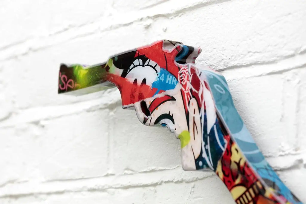 Little Miss Sunshine Medium Paste - Up - Original Sculpture by artist Lhouette - Wyecliffe Galleries