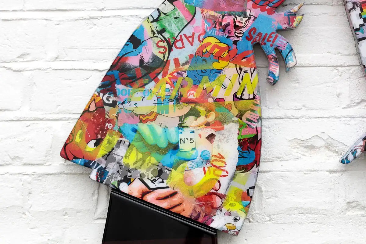 Little Miss Sunshine Medium Paste - Up - Original Sculpture by artist Lhouette - Wyecliffe Galleries