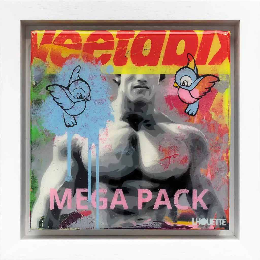 Mega Pack - Miniature Pop Panel - Original - SOLD by artist Lhouette - Wyecliffe Galleries