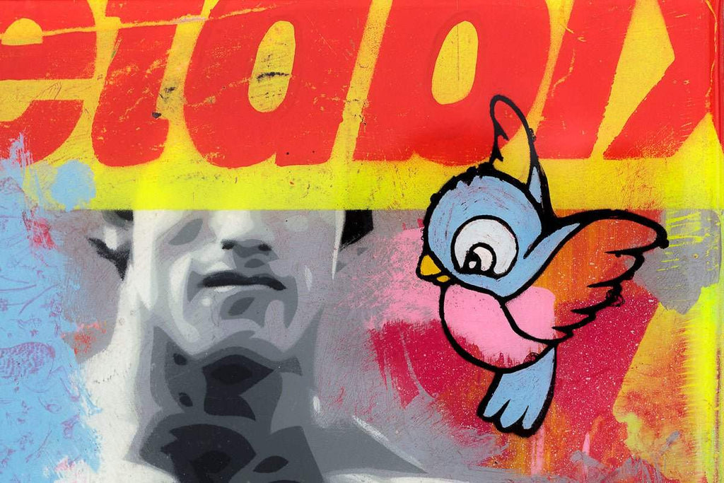 Mega Pack - Miniature Pop Panel - Original - SOLD by artist Lhouette - Wyecliffe Galleries