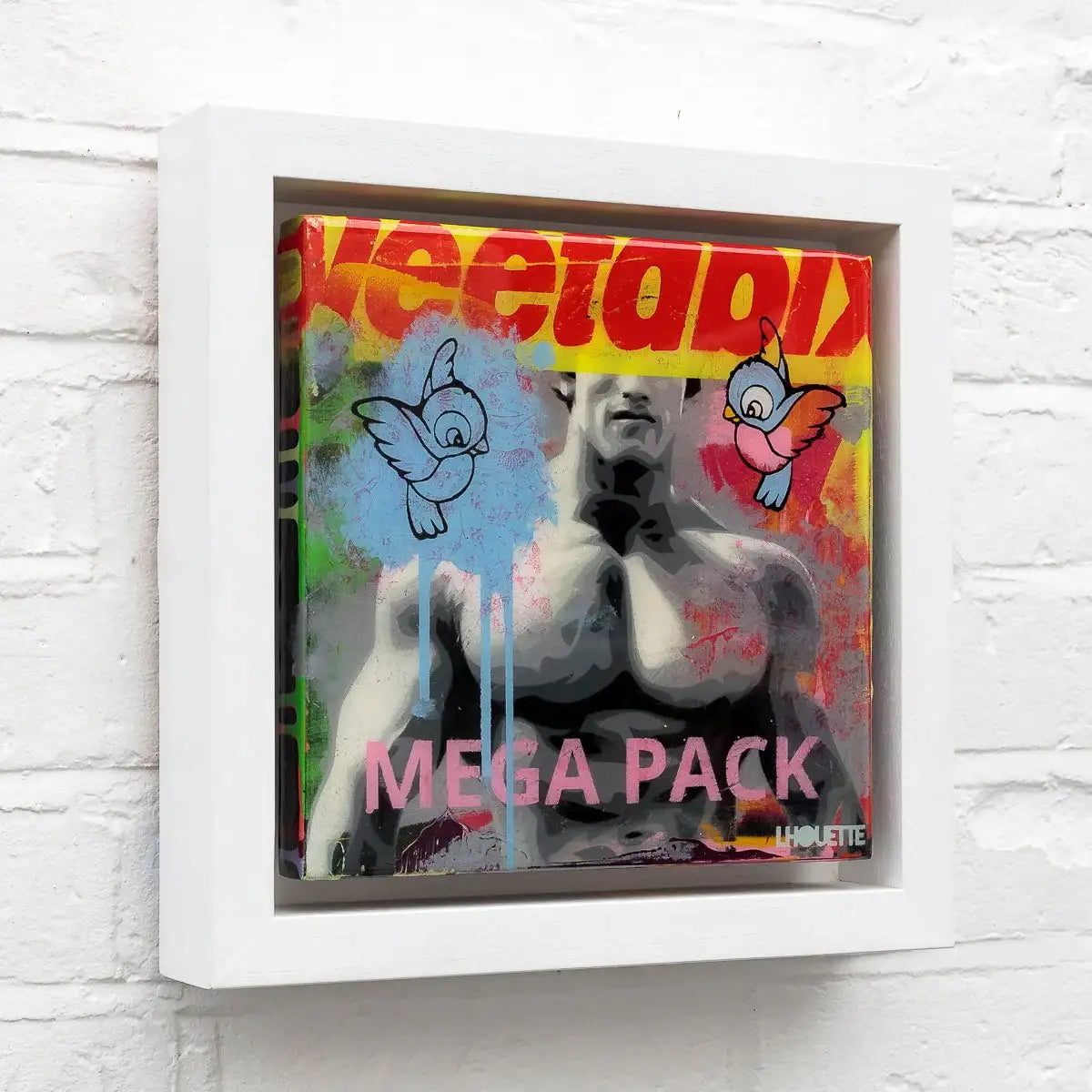 Mega Pack - Miniature Pop Panel - Original - SOLD by artist Lhouette - Wyecliffe Galleries