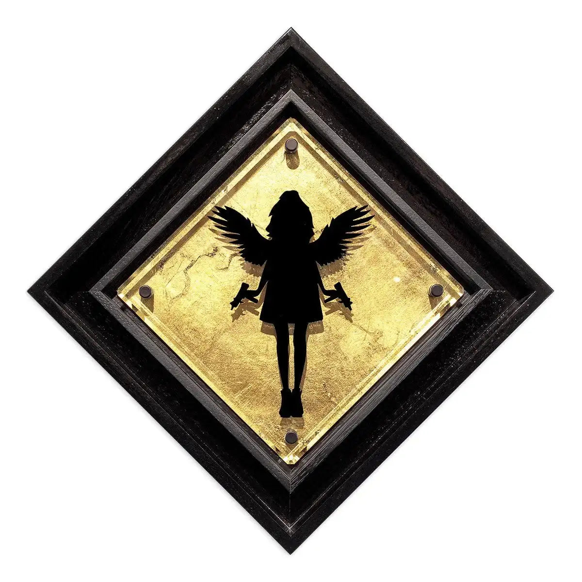 Micro Mixer: Angel Cake - Metallic - Original SOLD by artist Lhouette - Wyecliffe Galleries