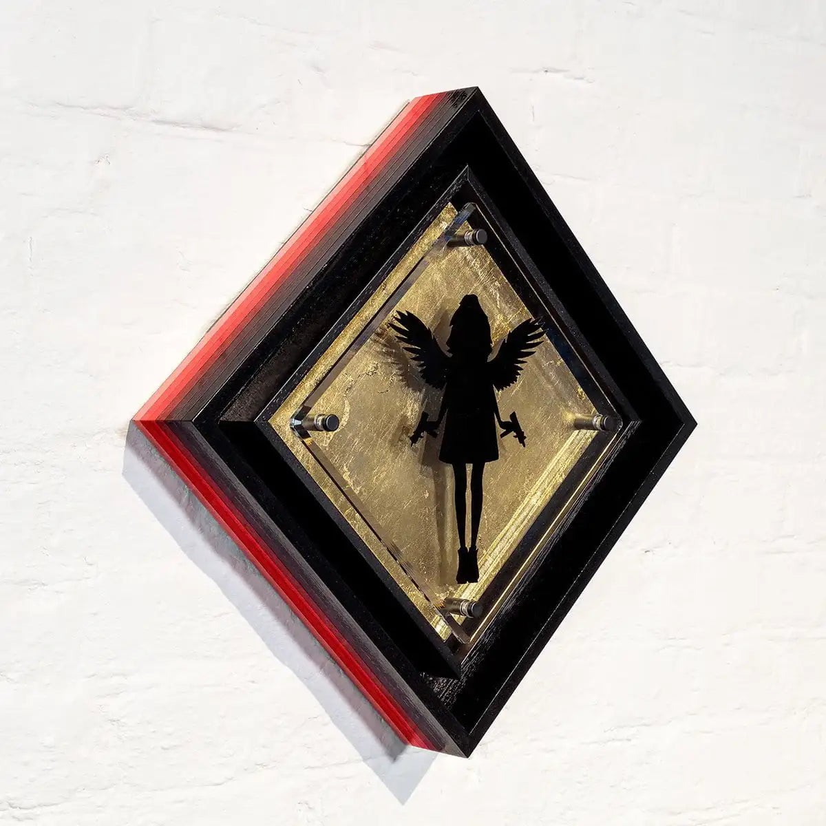 Micro Mixer: Angel Cake - Metallic - Original SOLD by artist Lhouette - Wyecliffe Galleries