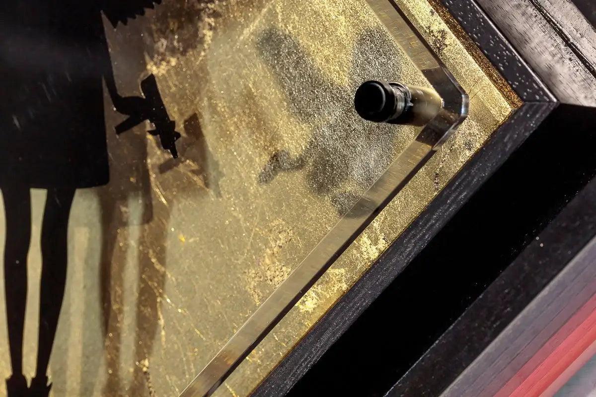 Micro Mixer: Angel Cake - Metallic - Original SOLD by artist Lhouette - Wyecliffe Galleries