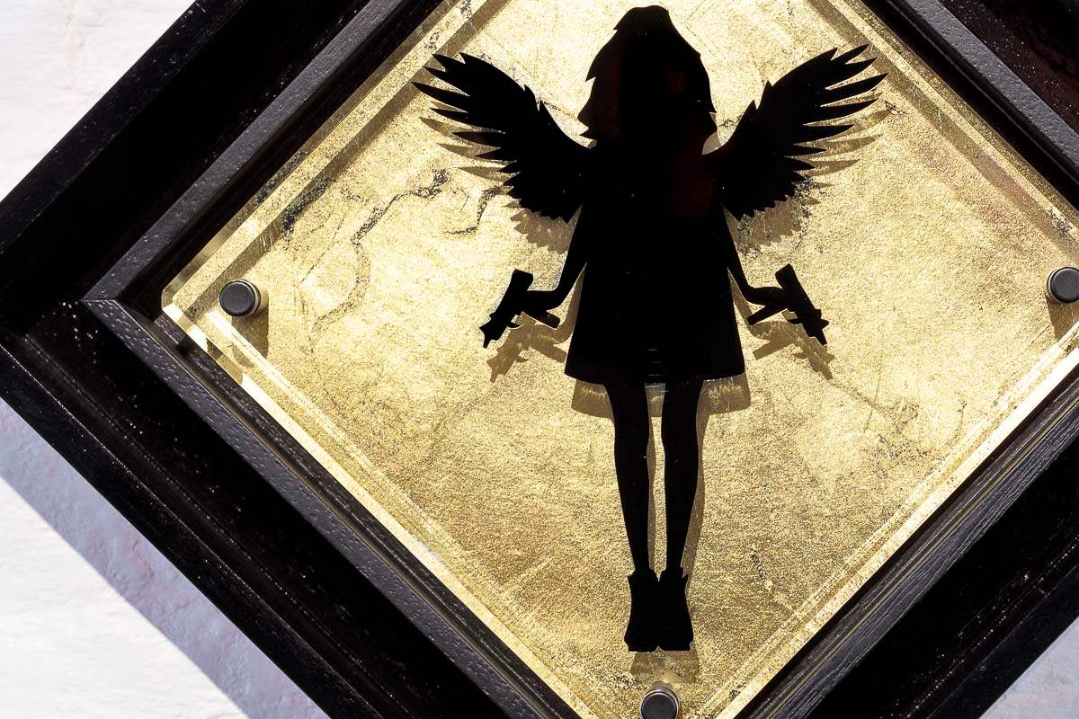 Micro Mixer: Angel Cake - Metallic - Original SOLD by artist Lhouette - Wyecliffe Galleries