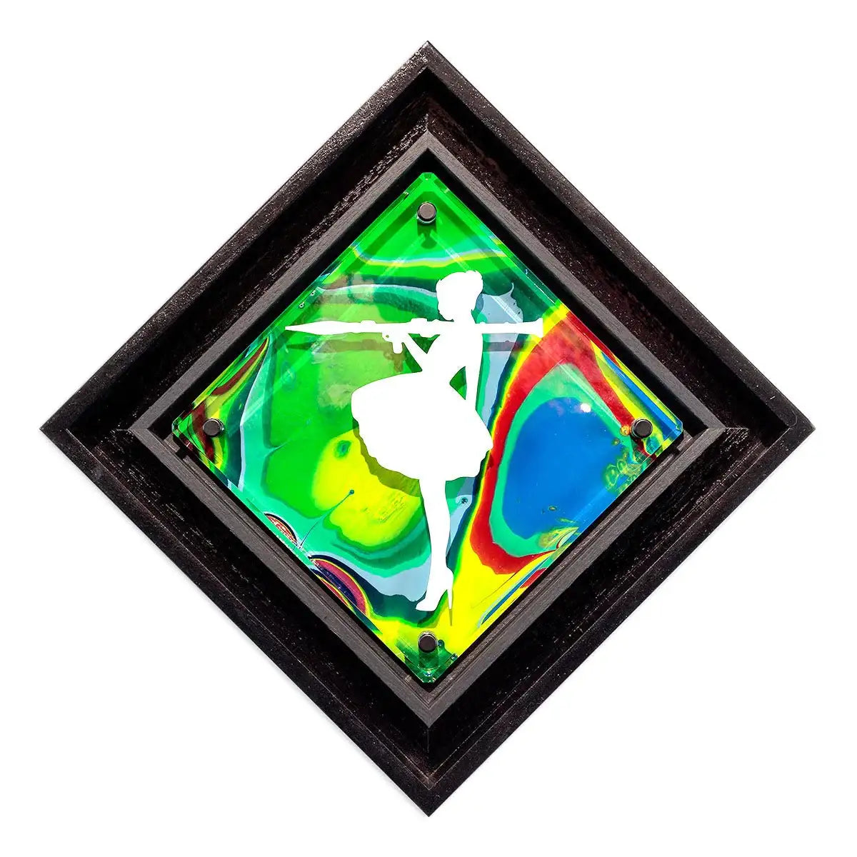 Micro Mixer: Bazooka Jo - Marbled - Original - SOLD by artist Lhouette - Wyecliffe Galleries