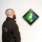 Micro Mixer: Bazooka Jo - Marbled - Original - SOLD by artist Lhouette - Wyecliffe Galleries