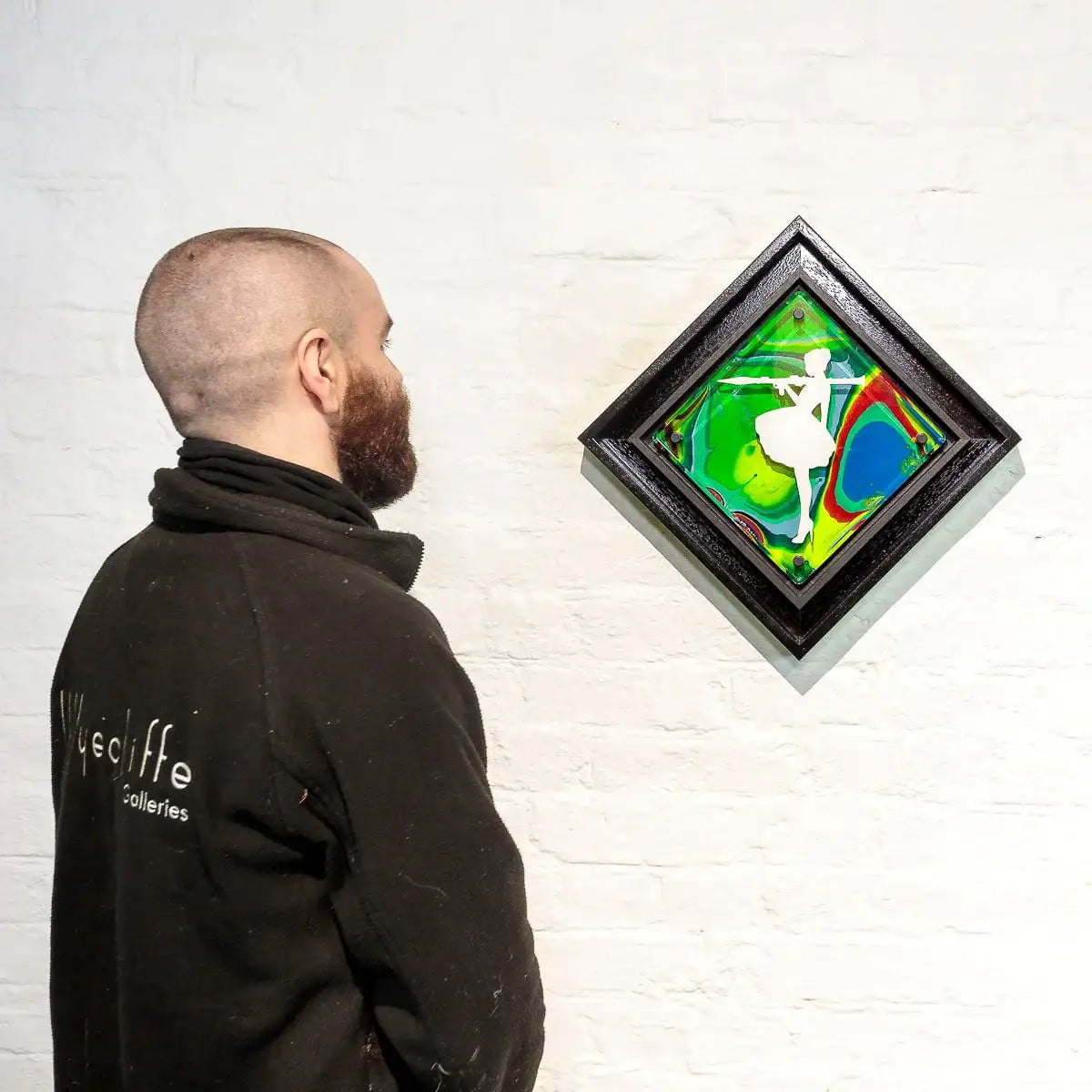 Micro Mixer: Bazooka Jo - Marbled - Original - SOLD by artist Lhouette - Wyecliffe Galleries