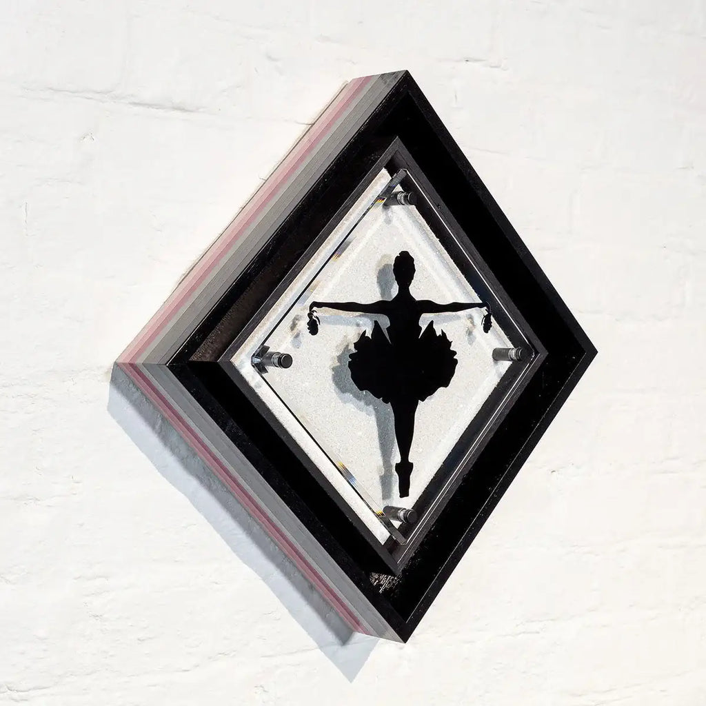 Micro Mixer: Drop The Bomb - Diamond Dust - Original - SOLD by artist Lhouette - Wyecliffe Galleries