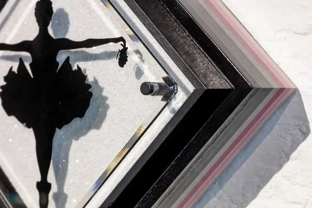 Micro Mixer: Drop The Bomb - Diamond Dust - Original - SOLD by artist Lhouette - Wyecliffe Galleries