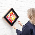 Micro Mixer: Ferrari - Marbled - Original - SOLD by artist Lhouette - Wyecliffe Galleries