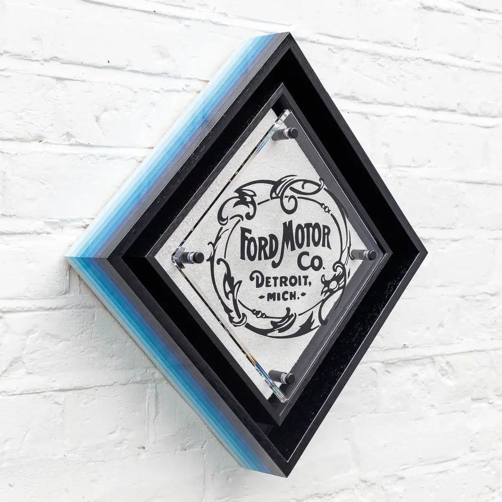 Micro Mixer: Ford Motors - Diamond Dust - Original by artist Lhouette - Wyecliffe Galleries