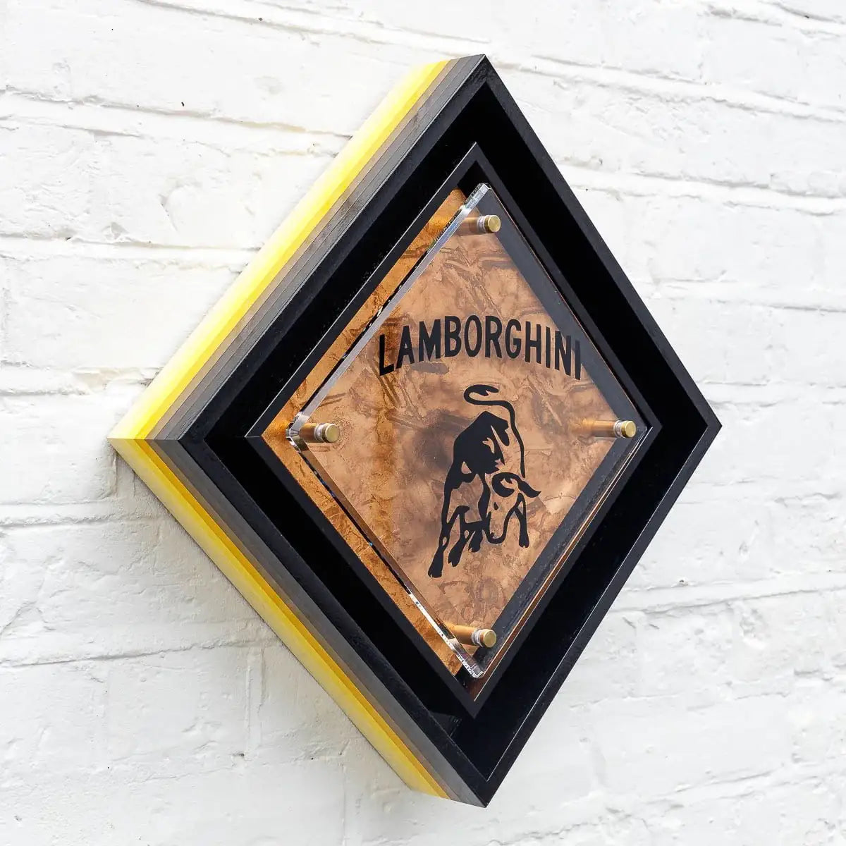 Micro Mixer: Lamborghini - Marbled - Original - SOLD by artist Lhouette - Wyecliffe Galleries