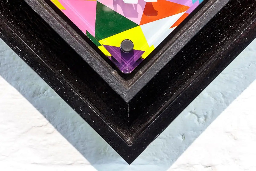 Micro Mixer: Little Miss Sunshine - Geometric - Original - SOLD by artist Lhouette - Wyecliffe Galleries