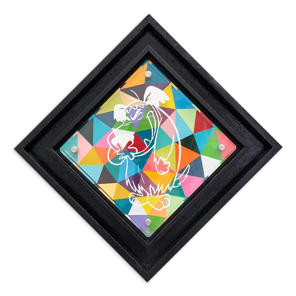 Micro Mixer: Muttley - Geometric - Original by artist Lhouette - Wyecliffe Galleries