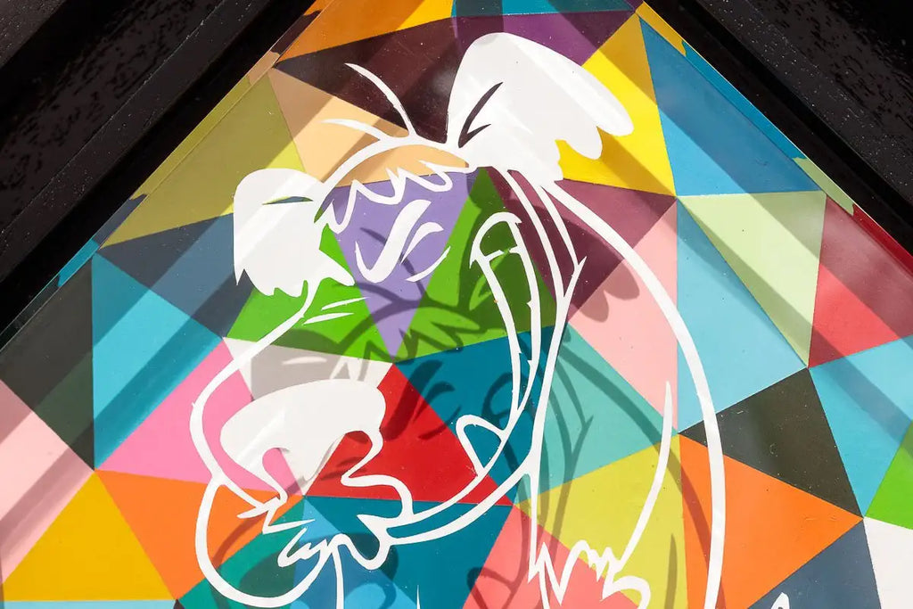 Micro Mixer: Muttley - Geometric - Original by artist Lhouette - Wyecliffe Galleries