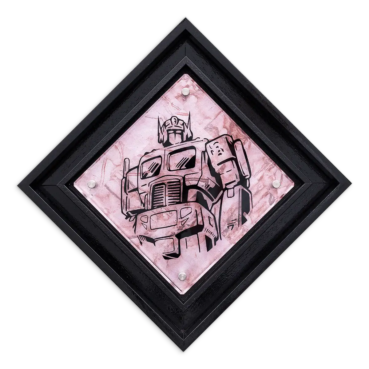 Micro Mixer: Optimus Prime - Marbled - Original by artist Lhouette - Wyecliffe Galleries