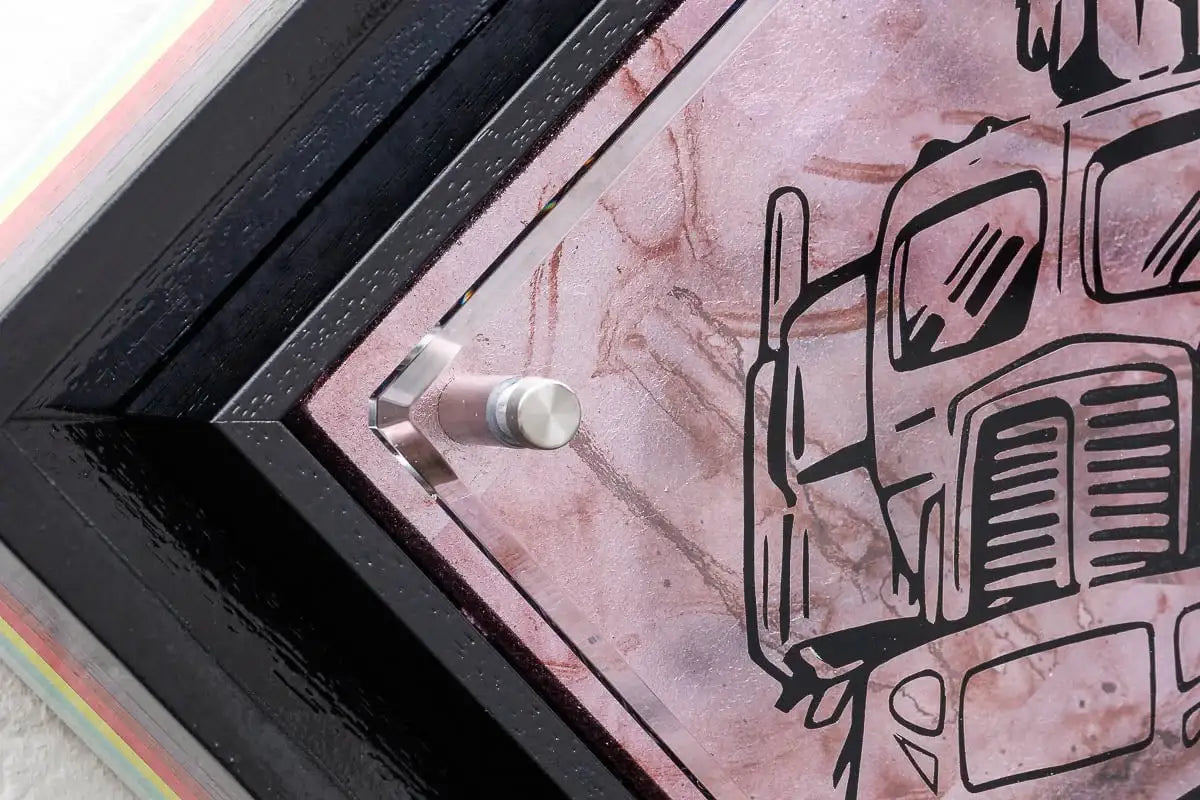 Micro Mixer: Optimus Prime - Marbled - Original by artist Lhouette - Wyecliffe Galleries