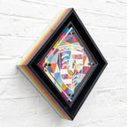 Micro Mixer: Porsche - Geometric - Original - SOLD by artist Lhouette - Wyecliffe Galleries