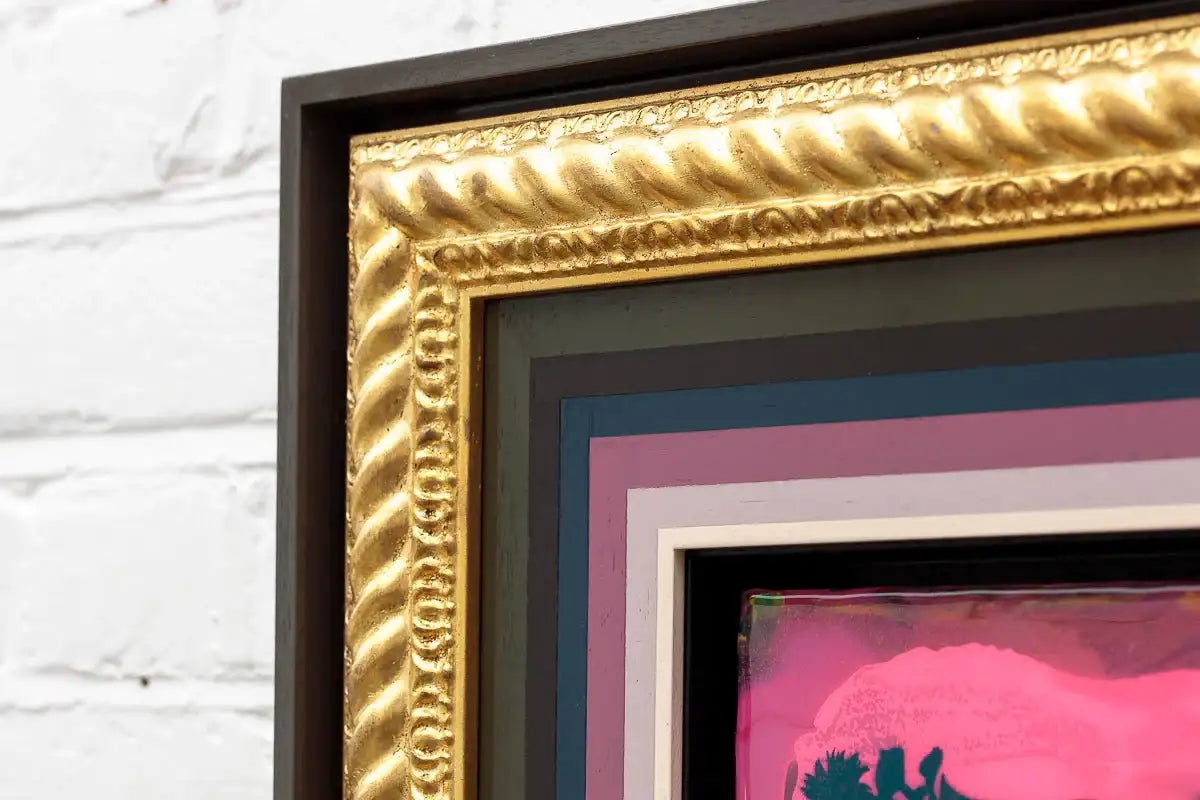 Mini Mixer: Bazooka Jo (Fluorescent Pink) - Original - SOLD by artist Lhouette - Wyecliffe Galleries