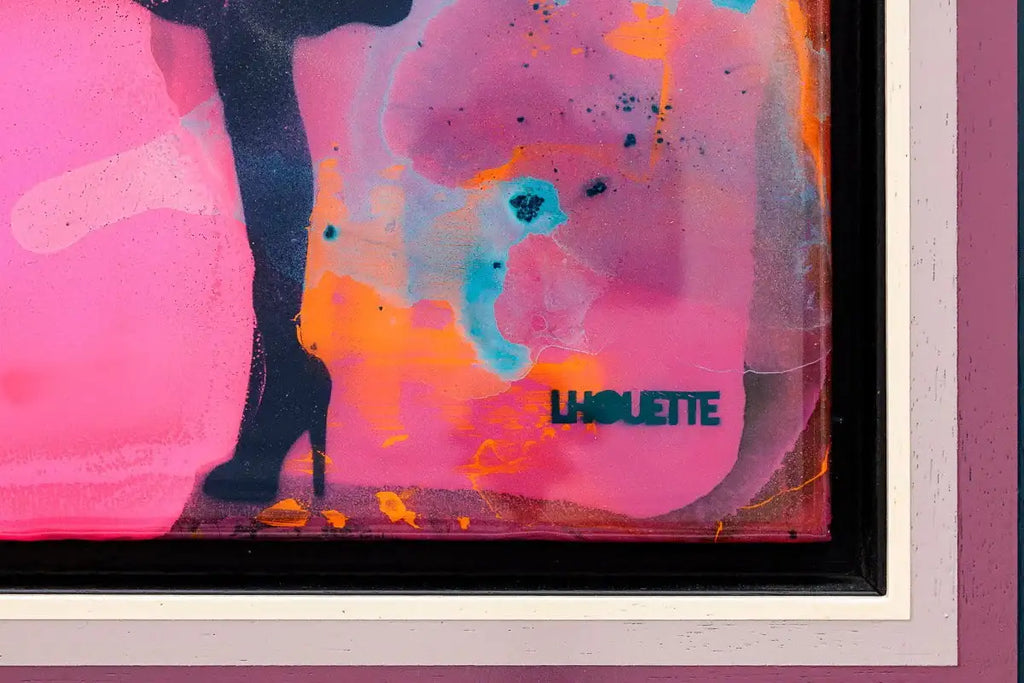 Mini Mixer: Bazooka Jo (Fluorescent Pink) - Original - SOLD by artist Lhouette - Wyecliffe Galleries