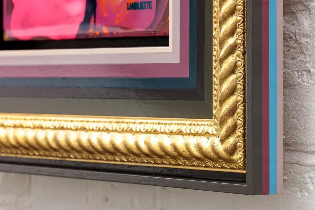 Mini Mixer: Bazooka Jo (Fluorescent Pink) - Original - SOLD by artist Lhouette - Wyecliffe Galleries