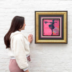 Mini Mixer: Bazooka Jo (Fluorescent Pink) - Original - SOLD by artist Lhouette - Wyecliffe Galleries