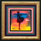 Mini Mixer: Bazooka Jo (Yellow Flash) - Original - SOLD by artist Lhouette - Wyecliffe Galleries