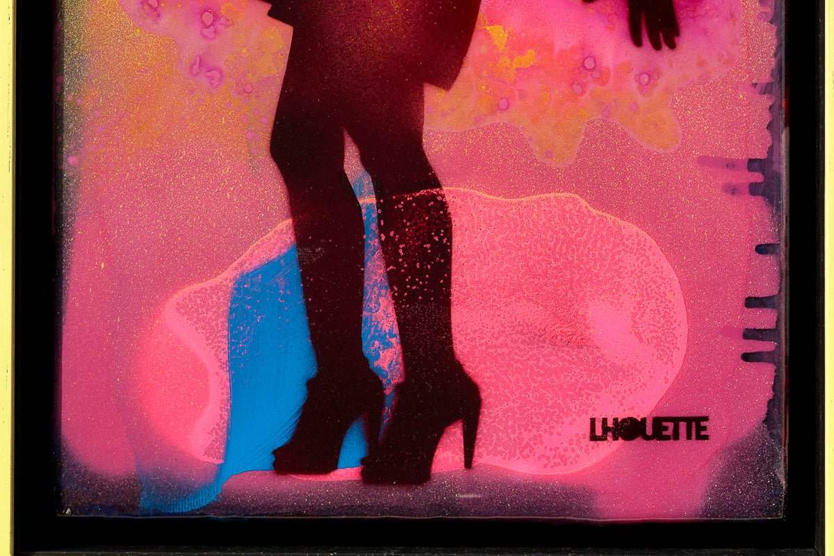 Mini Mixer: Little Miss Sunshine (Cherry and Brimstone) - Original by artist Lhouette - Wyecliffe Galleries