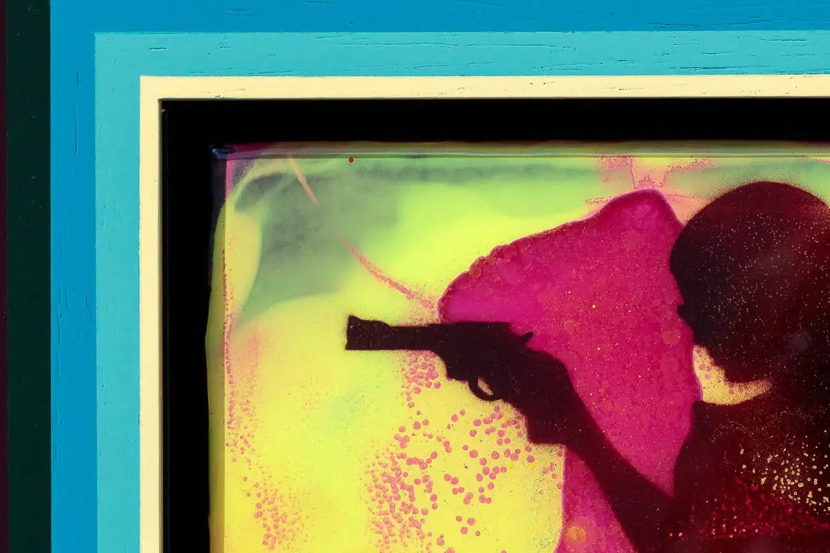 Mini Mixer: Little Miss Sunshine (Cherry and Brimstone) - Original by artist Lhouette - Wyecliffe Galleries