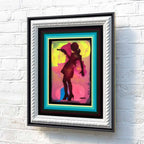 Mini Mixer: Little Miss Sunshine (Cherry and Brimstone) - Original by artist Lhouette - Wyecliffe Galleries