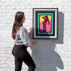 Mini Mixer: Little Miss Sunshine (Cherry and Brimstone) - Original by artist Lhouette - Wyecliffe Galleries