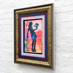 Mini Mixer: Little Miss Sunshine (Raspberry Field) - Original by artist Lhouette - Wyecliffe Galleries