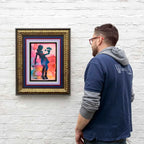 Mini Mixer: Little Miss Sunshine (Raspberry Field) - Original by artist Lhouette - Wyecliffe Galleries