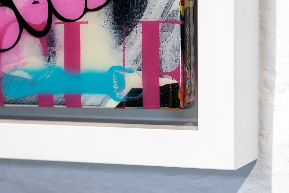 Miniature Pop Panel - Forever - Original - SOLD by artist Lhouette - Wyecliffe Galleries