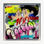 Miniature Pop Panel - Forever - Original - SOLD by artist Lhouette - Wyecliffe Galleries