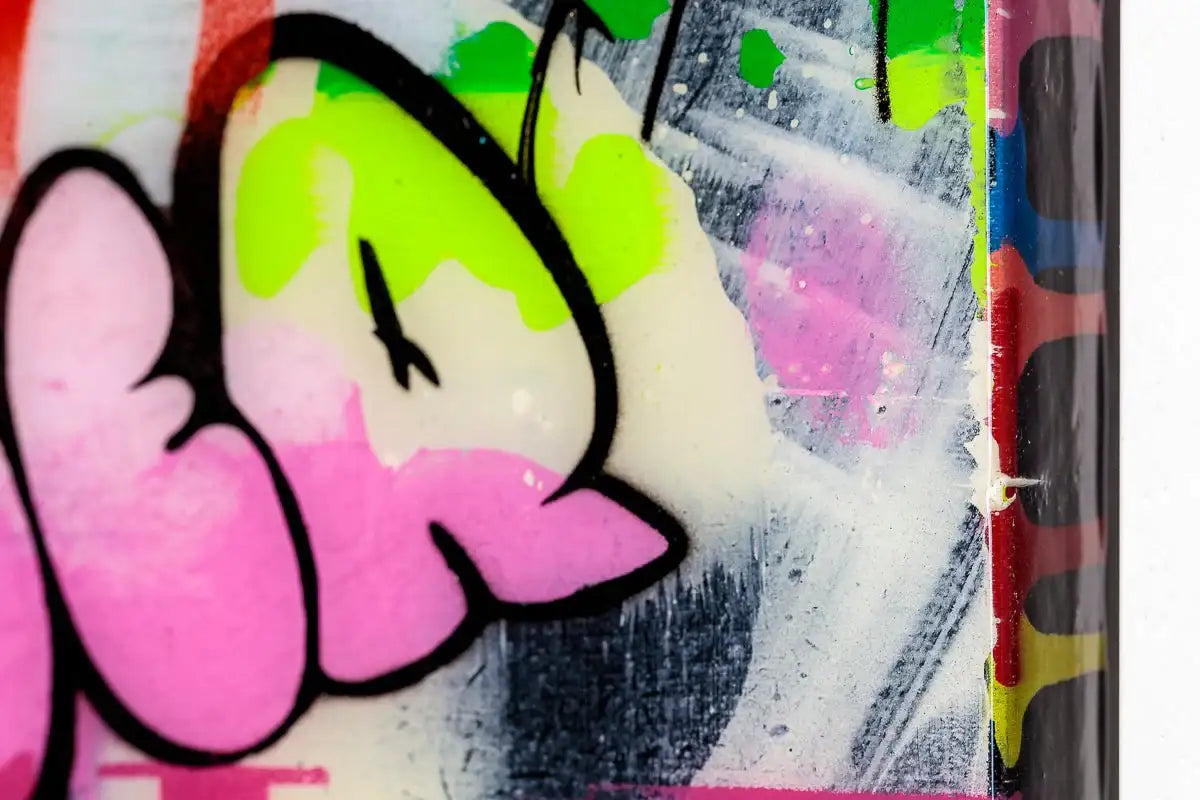 Miniature Pop Panel - Forever - Original - SOLD by artist Lhouette - Wyecliffe Galleries