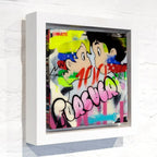 Miniature Pop Panel - Forever - Original - SOLD by artist Lhouette - Wyecliffe Galleries