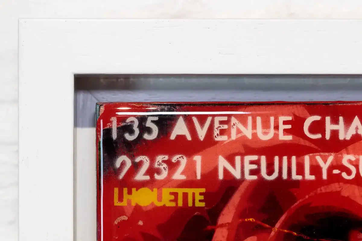 Miniature Pop Panel - Love Ya! - Original - SOLD by artist Lhouette - Wyecliffe Galleries