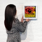 Miniature Pop Panel - Love Ya! - Original - SOLD by artist Lhouette - Wyecliffe Galleries