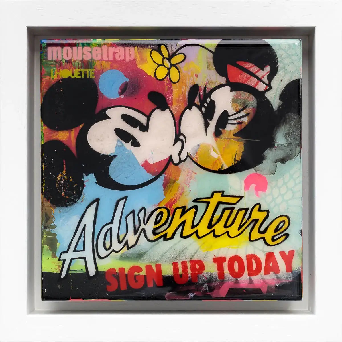 Mousetrap - Miniature Pop Panel - Original - SOLD by artist Lhouette - Wyecliffe Galleries