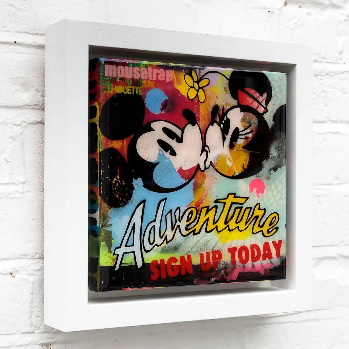 Mousetrap - Miniature Pop Panel - Original - SOLD by artist Lhouette - Wyecliffe Galleries