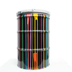 Paint Tin VI - Original Bar Table by artist Lhouette - Wyecliffe Galleries