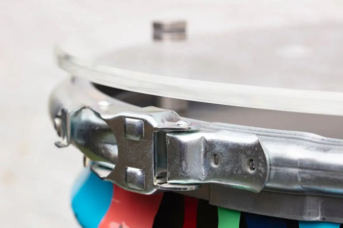 Paint Tin VI - Original Bar Table by artist Lhouette - Wyecliffe Galleries