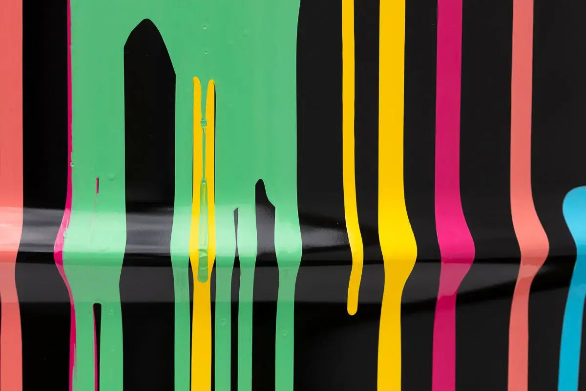 Paint Tin VI - Original Bar Table by artist Lhouette - Wyecliffe Galleries