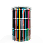 Paint Tin VI - Original Bar Table by artist Lhouette - Wyecliffe Galleries