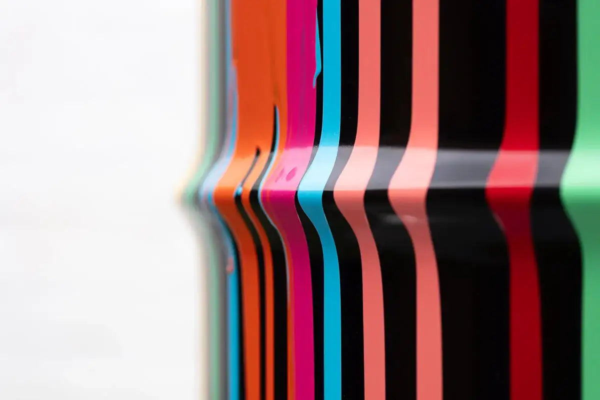 Paint Tin VI - Original Bar Table by artist Lhouette - Wyecliffe Galleries